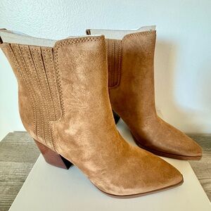 NEW in original packaging, Marc Fisher Matter Ankle Boot, Dark Brown, Size 8.